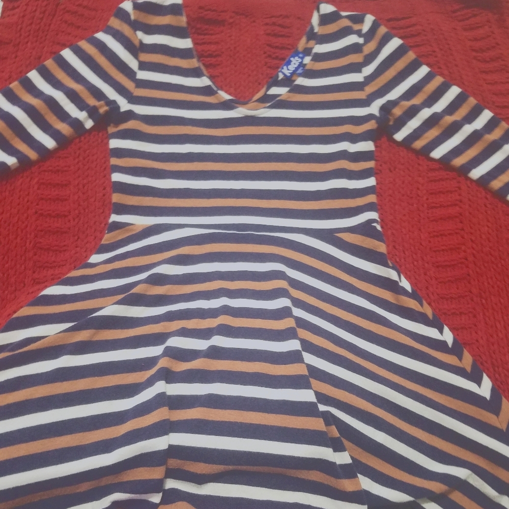 A long sleeve dress